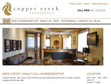 Tablet Screenshot of coppercreekendo.com
